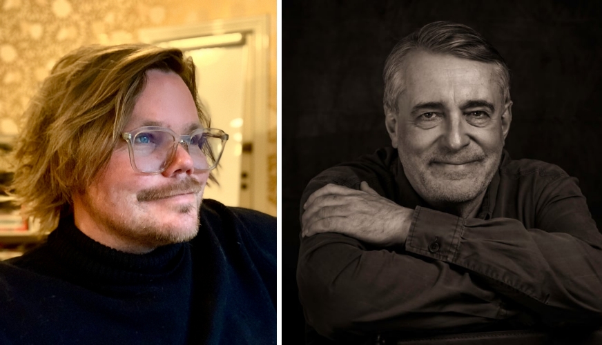 Trond og Jonas gleder seg til Framtidens bibliotek!